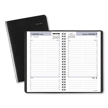 AT-A-GLANCE® Dayminder Daily Appointment Book, 8 X 5, Black Cover, 12-month (jan To Dec): 2022 freeshipping - TVN Wholesale